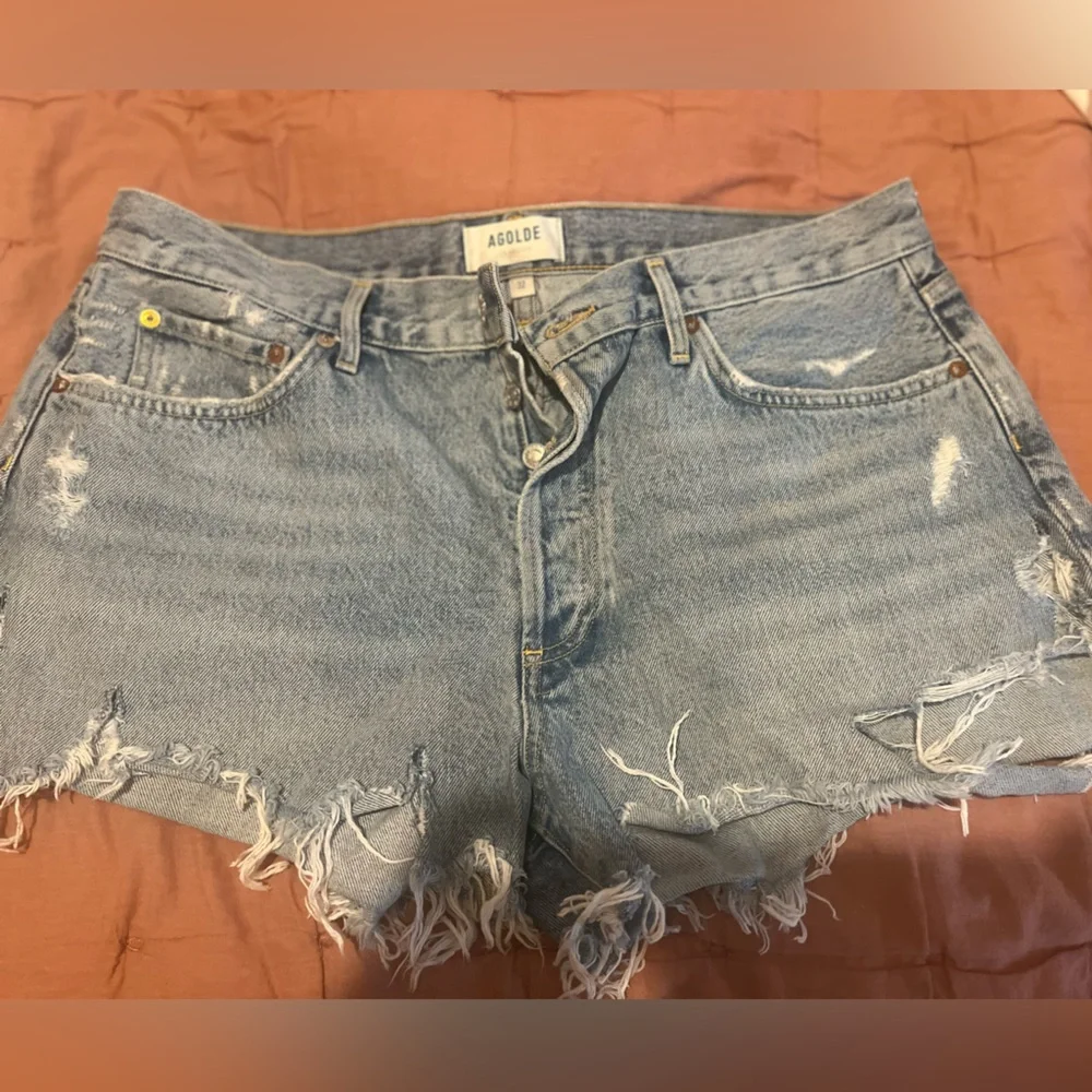 Agolde Parker Denim Jean Shorts